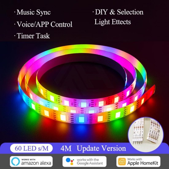 LifeSmart Cololight Strip Light Homekit 2/4 Meters  -60 LEDS/Meter